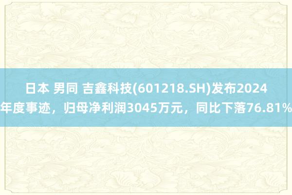 日本 男同 吉鑫科技(601218.SH)发布2024年度事迹，归母净利润3045万元，同比下落76.81%